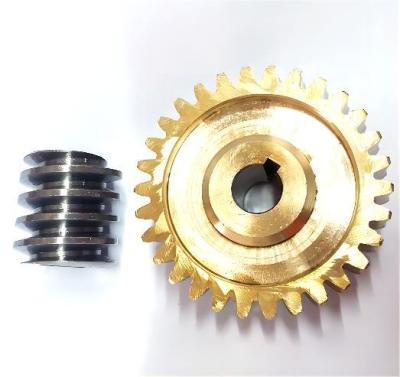 China El engranaje del gusano de la alta precisión y de la rueda de gusano lleva - forma cilíndrica resistente en venta