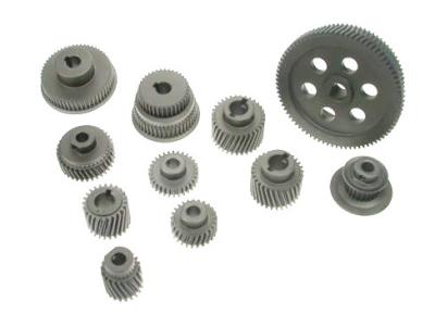 China High Strength Sintered Steel Helical Gear With Black Coating for sale