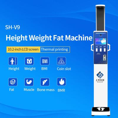China Ultrasonic Height Weight Scale Body Composition Analyzer For Pharmacy for sale
