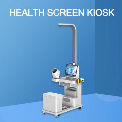 China SH-T15 Pro Manufacturer Price Health Care Body Checkup Telemedicine Kiosk Height Weight Body Fat Scale Station for sale
