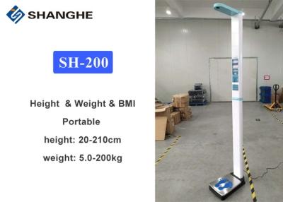 China Digital height 20-205cm RS232 Body Weight And Height Scale for sale