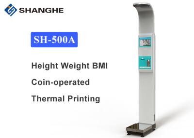 China Escalas médicas de la altura y del peso del LCD color de Hd de 10,1 pulgadas con el dispositivo de impresión en venta