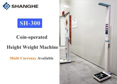 China Coin Operated Body Composition Analyzer Scale For Pharmacies White / Customized Color for sale