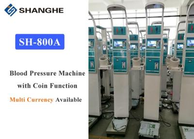 China Intelligent Height Weight Bmi Blood Pressure Machine 40 - 180 Pulse / Min Pulse for sale