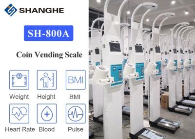 China Smart Voice BMI Weight Scale Machine 40 - 180 Pulse / Min Pulse 45kg Gross Weight for sale