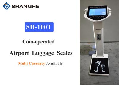 China Aviation Aluminum Airport Baggage Weighing Scales High Speed Thermal Printing for sale