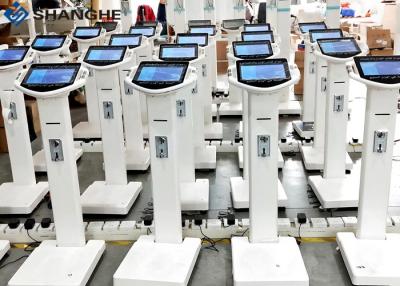 China Escala exacta del equipaje de Digitaces con la rueda de tierra, escalas de medición del equipaje de la impresora térmica en venta