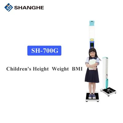 China Ultrasonic 200kg 210cm Height And Weight Balance For Children for sale