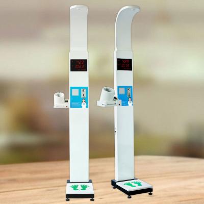 China Coin Pusher Medical Height Weight Blood Pressure Scale Digital Led Display for sale