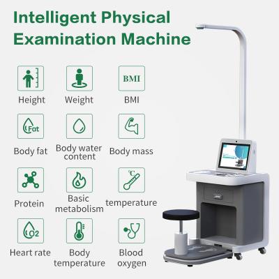 China Patient Self Service Health Check Kiosk In Healthcare Medical Checkup Scale for sale