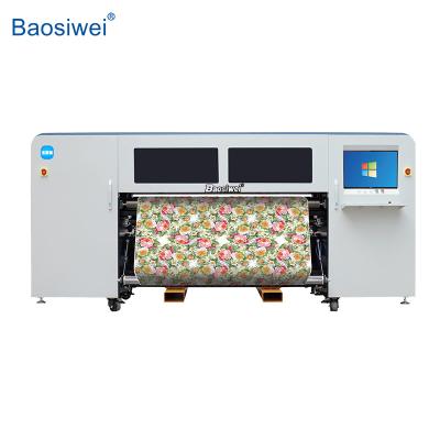 China Impresora textil de sublimación de colorantes de 1.8m 16pc i3200 rodillo de caucho en venta