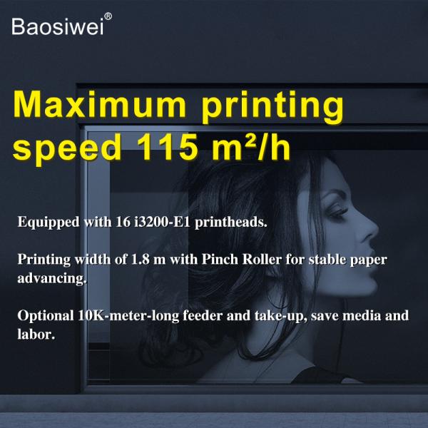 Quality Large Format Inkjet Printer1.9m 16pc I3200 8-Color for sale