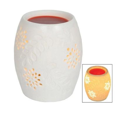 China White Electric Candle Melter Ceramic Candle Warmer Lamp Custom Plug Type for sale