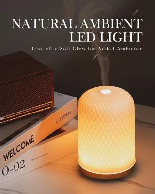 China 70ml Home Aroma Electric Essential Oil Diffuser With LED Ambient Light for sale