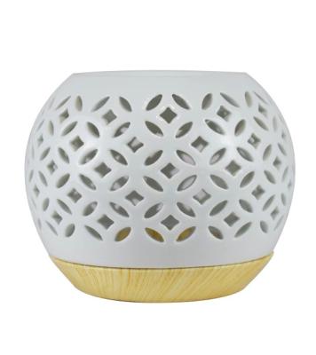 China Household Ceramic Electric Wax Burner White Candle Warmer Easy To Use for sale