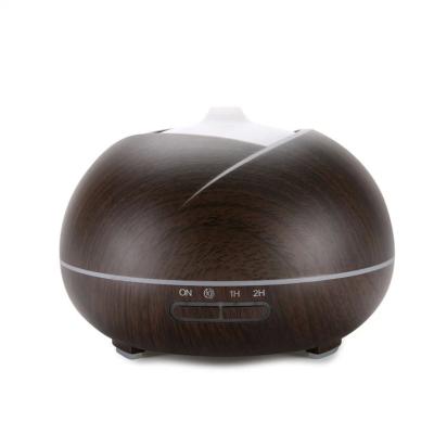 China 350ml Wood Grain Home Aroma Diffuser Plastic Aroma Diffuser 8.4 W for sale
