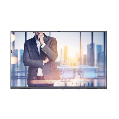China 75 inch infrared eboard interactive whiteboard conference flat screen desktop for sale