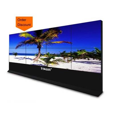 China Indoor High Brightness Ultra Shrink Bezel 49 Inch 4K 2x4 LCD Screen Advertising Display Video Wall for sale