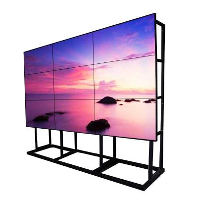China 4K 55 inch screen indoor large transparent panel oled lcd video wall for advertising player for sale