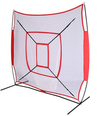 China redes de nylon modificadas para requisitos particulares netas de la jaula de bateo del color del béisbol portátil de la blanco del 13.3cm en venta