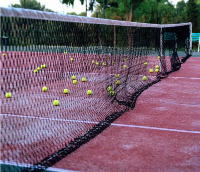 China el tenis portátil del HDPE de la red del tenis de la playa del 12.8*1.08m rebota las redes de la práctica en venta