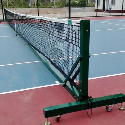 China Portable Tennis Net Post Outdoor Tennis Court Pole Pickleball/Volleyball/Badminton Net System for sale