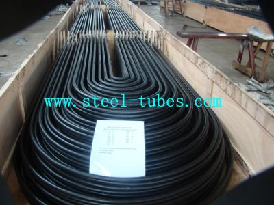 China U Bend Tube A 556 / 556M Cold Drawn Carbon Feedwater Heater Black Seamless Steel Pipe for sale