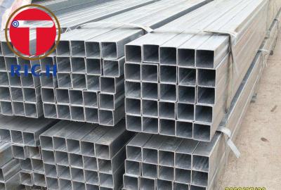 China Tubulação de aço quadrada soldada galvanizada de tubulação de aço de Elded construção mecânica revestida à venda