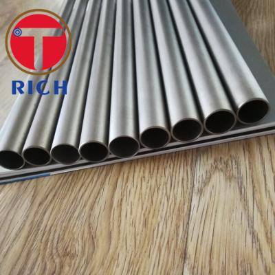 China Round Seamless Titanium Pipe Alloy Steel Pipe For Condenser / Stainless Steel Tubing For Heater Exchanger for sale