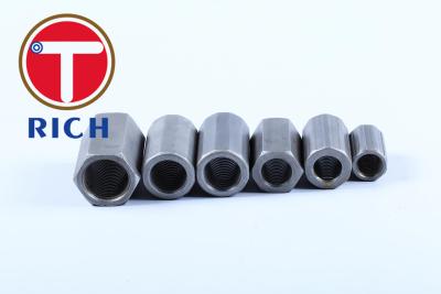 China 1045 Screw Connecting Rebar Tapered Thread Rebar Coupler 32mm Carbon Steel for sale