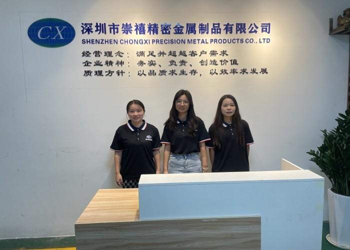 Proveedor verificado de China - Shenzhen Chongxi PRECISION Hardware Co., Ltd
