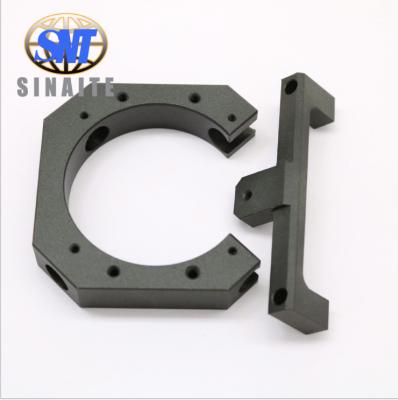 China El negro del OEM de las piezas del CNC de la precisión de la aleación de aluminio que trabajaba a máquina anodizó en venta