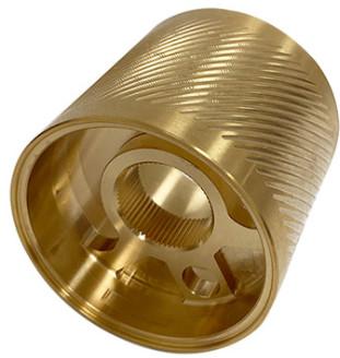 中国 OEMのCNCを引く真鍮の機械化の部品IGESのステップは回転部品を旋盤にかける 販売のため