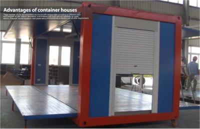 China Movable 20ft Commercial shipping container shop , mordern art design prefab house for sale