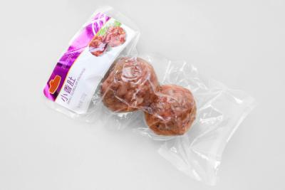 China 70 Micron PA PE Medium Barrier Vacuum Pouches For Frozen Fresh Meat Without Bone for sale