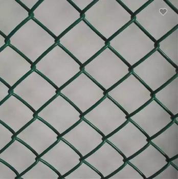 China Electro Galvanized 60mm Gi Chain Link Fencing Commercial For Sports Filed for sale