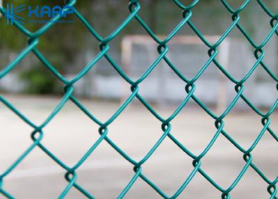 China Customized Temporary Chain Link Fence Green Color Cost Effective  ISO9001 SGS Approval for sale