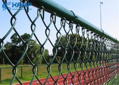China Diamond Chain Wire Fencing Easily Assembled Corrosive  Resistant Low Carbon Steel for sale