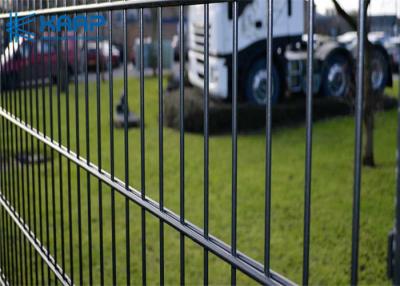 China Double Wire Welded Mesh Fencing Security Hot Dipped Galvanized Treatment for sale