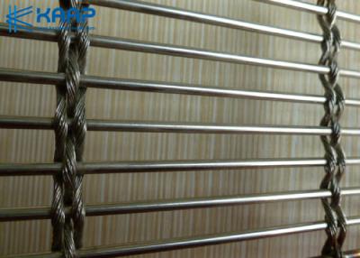 China Architectural Decorative Wire Mesh , Decorative Metal Mesh Panels Exterior Wall for sale
