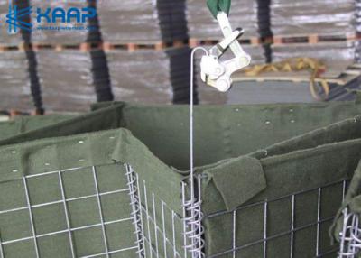 China Container Welded Mesh Gabion , Gabion Basket Mesh Explosion Proof Wall for sale