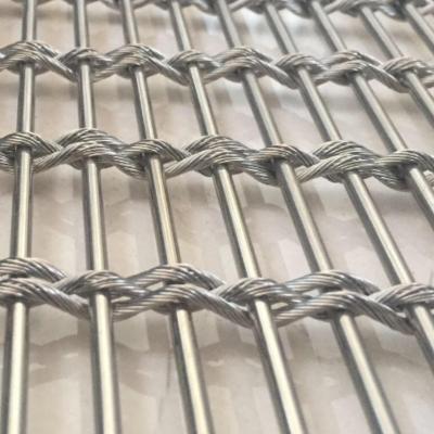 China Construction Stainless Steel 0.9mm Decorative Wire Mesh 5x10cm for sale
