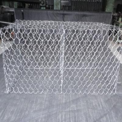 China Hexagonal Hole 100x120 3.2mm Woven Gabion Baskets for sale