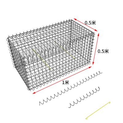 China 3mm Garden Fence Planter Construction Welded Mesh Gabion for sale