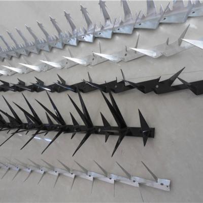 China Galvanised 1.2m Length Anti Climb Razor Spikes For Fence Wall for sale