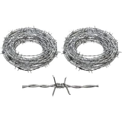 China Anti Rust Anti Climb Fencing Farm Army 2.6mm Galvanized Razor Barbed Wire for sale