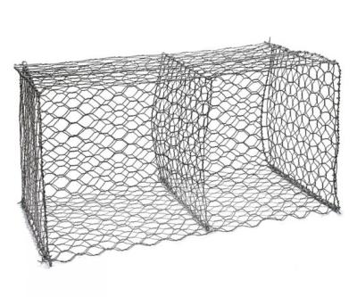 China Q195 Hexagonal Woven 2mm Wire Mesh Gabion Stone Cage Retaining Wall for sale