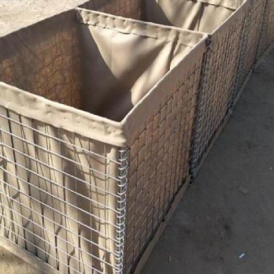 China Strong Military Galvanized Defensive Barrier Welded Stone Cage for sale