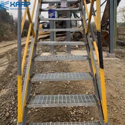 Cina Piattaforma rivestita del passaggio pedonale del metallo saldato della grata di Antivari d'acciaio dello zinco pesante in vendita