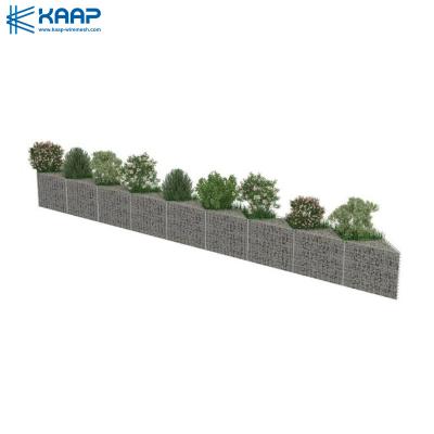 China Anti Rust 50x100mm Welded Mesh Gabion Box Decorates Garden Street And Sites for sale